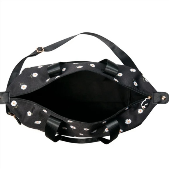 Alice + Olivia floral duffle bag in Navy daisies NWT - Picture 3 of 5